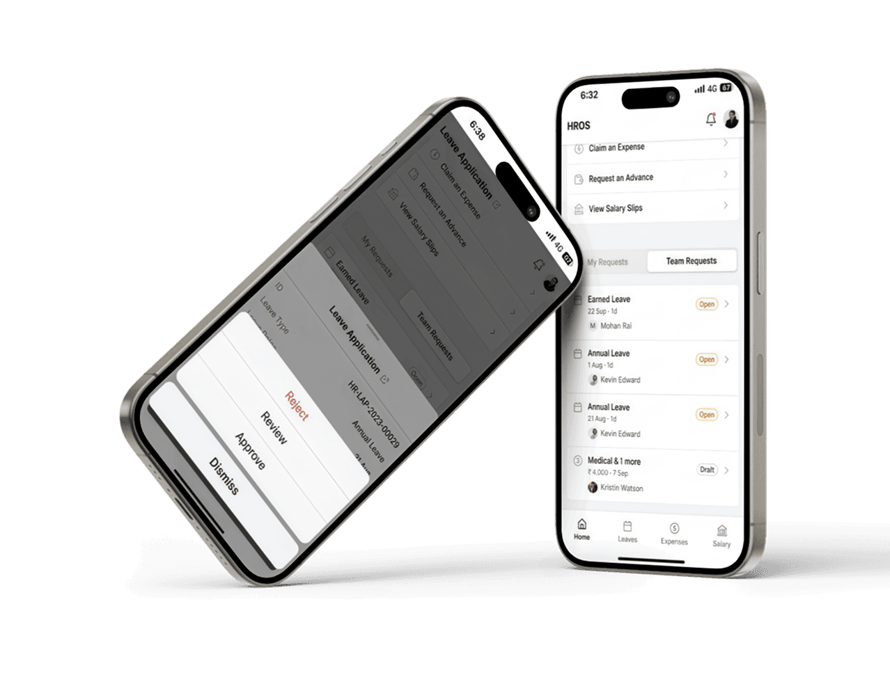 HROS Go Mobile Interface